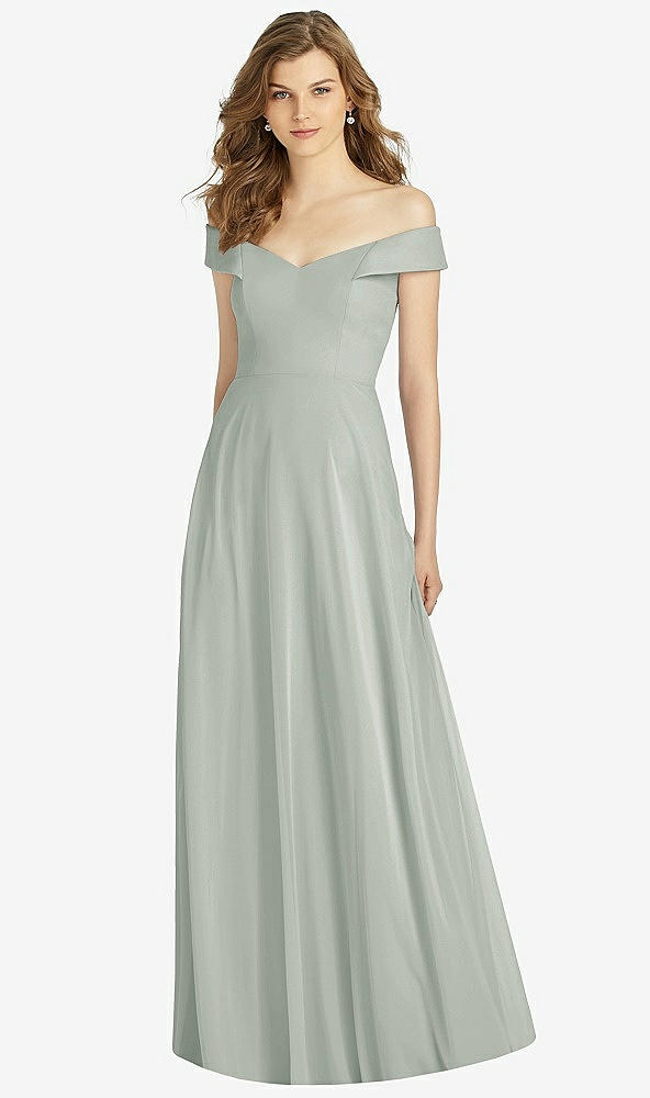 Front View - Willow Green Bella Bridesmaid Dress BB123