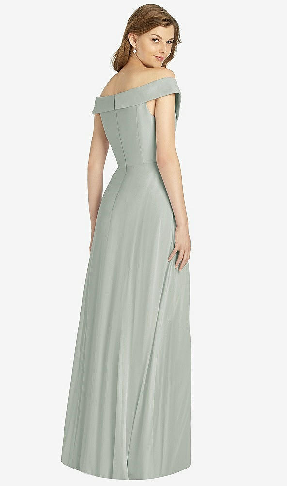 Back View - Willow Green Bella Bridesmaid Dress BB123