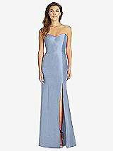 Front View Thumbnail - Cloudy Full-length Strapless Sweetheart Neckline Dress