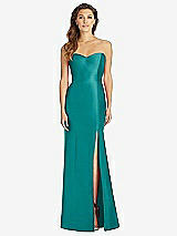 Front View Thumbnail - Jade Full-length Strapless Sweetheart Neckline Dress