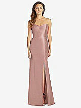 Front View Thumbnail - Neu Nude Full-length Strapless Sweetheart Neckline Dress