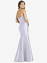 Rear View Thumbnail - Silver Dove Full-length Strapless Sweetheart Neckline Dress