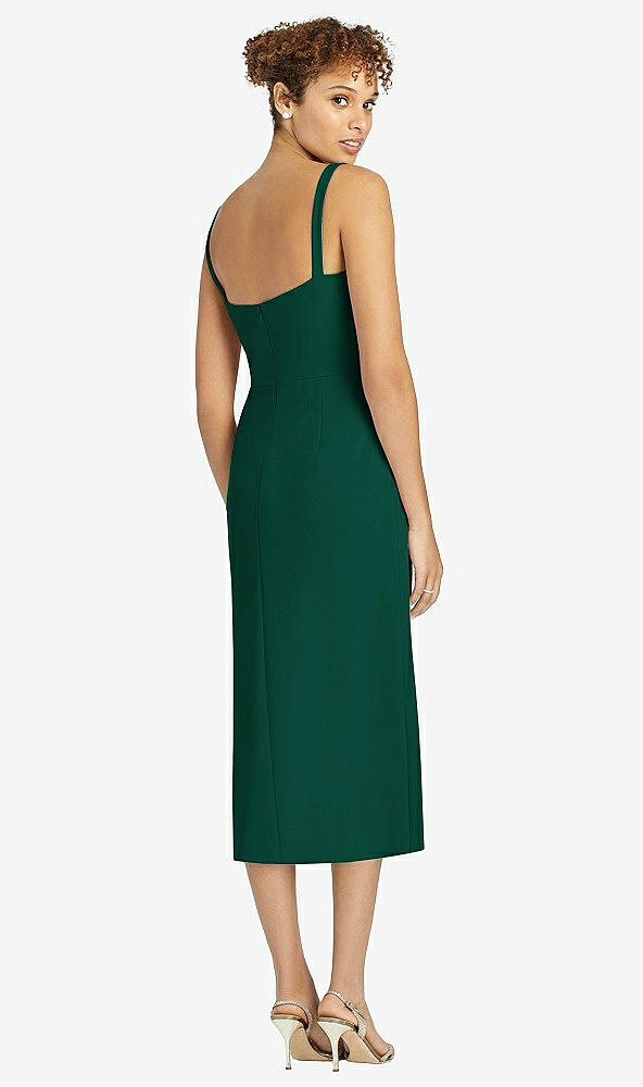 Back View - Hunter Green After Six Bridesmaid Dress 6804