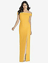 Front View Thumbnail - NYC Yellow Dessy Bridesmaid Dress 3040