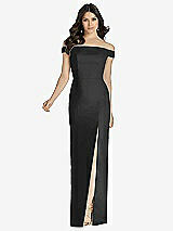 Front View Thumbnail - Black Dessy Bridesmaid Dress 3040