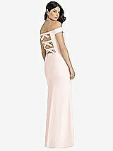 Rear View Thumbnail - Blush Dessy Bridesmaid Dress 3040