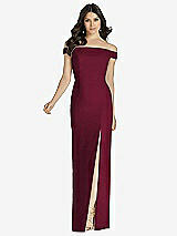 Front View Thumbnail - Cabernet Dessy Bridesmaid Dress 3040