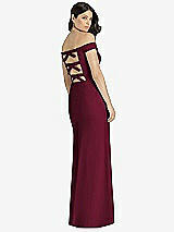 Rear View Thumbnail - Cabernet Dessy Bridesmaid Dress 3040