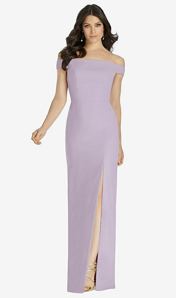 Front View - Lilac Haze Dessy Bridesmaid Dress 3040