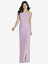 Front View Thumbnail - Pale Purple Dessy Bridesmaid Dress 3040