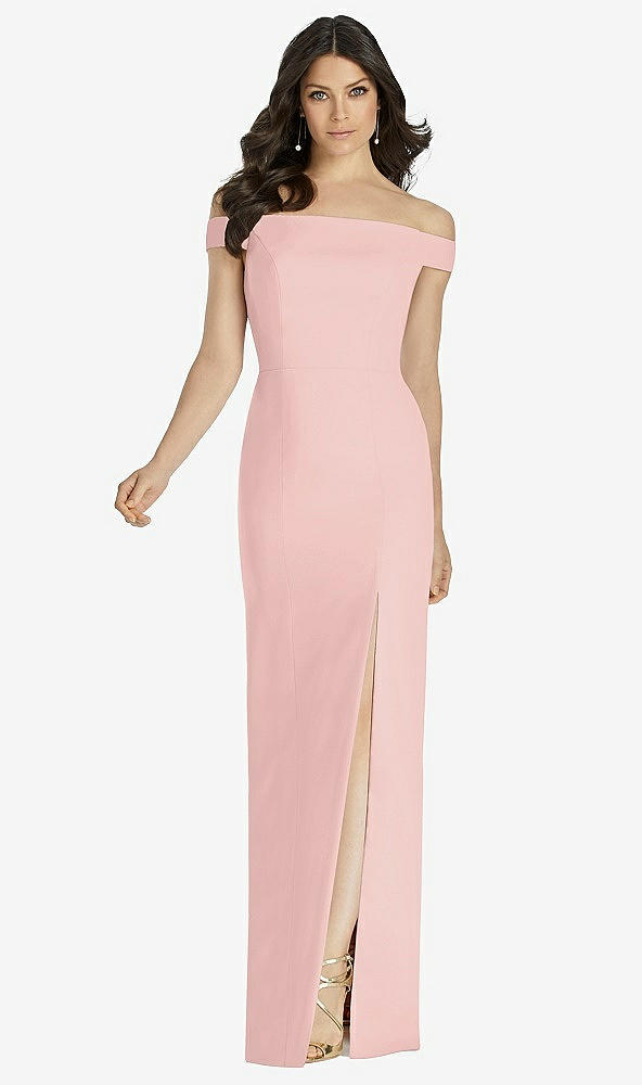 Front View - Rose - PANTONE Rose Quartz Dessy Bridesmaid Dress 3040