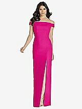 Front View Thumbnail - Think Pink Dessy Bridesmaid Dress 3040