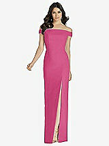 Front View Thumbnail - Tea Rose Dessy Bridesmaid Dress 3040