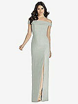 Front View Thumbnail - Willow Green Dessy Bridesmaid Dress 3040