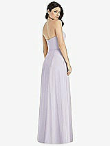 Rear View Thumbnail - Moondance Strapless Notch Chiffon Maxi Dress