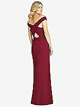 Rear View Thumbnail - Burgundy After Six Bridesmaid Dress 6806