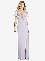 Front View Thumbnail - Moondance Ruffled Cold-Shoulder Maxi Dress