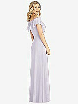 Rear View Thumbnail - Moondance Ruffled Cold-Shoulder Maxi Dress