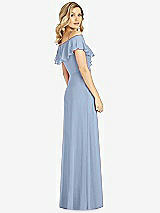 Rear View Thumbnail - Cloudy Ruffled Cold-Shoulder Maxi Dress