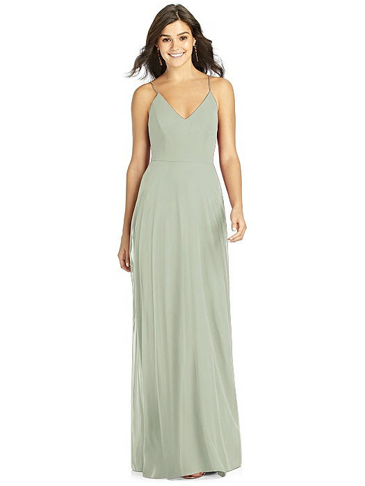 Criss Cross Back A-Line Maxi Dress