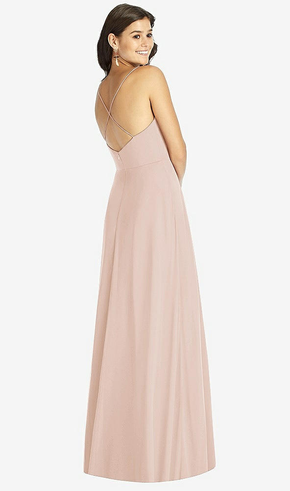 Back View - Cameo Criss Cross Back A-Line Maxi Dress