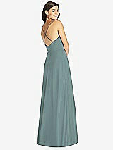 Rear View Thumbnail - Icelandic Criss Cross Back A-Line Maxi Dress