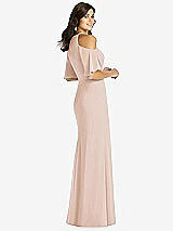 Rear View Thumbnail - Cameo Ruffle Cold-Shoulder Mermaid Maxi Dress