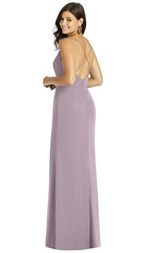 Back View - Lilac Dusk Thread Bridesmaid Style Cora