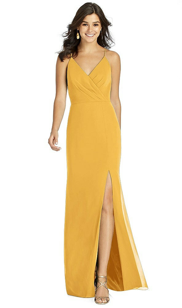 Front View - NYC Yellow Thread Bridesmaid Style Cora