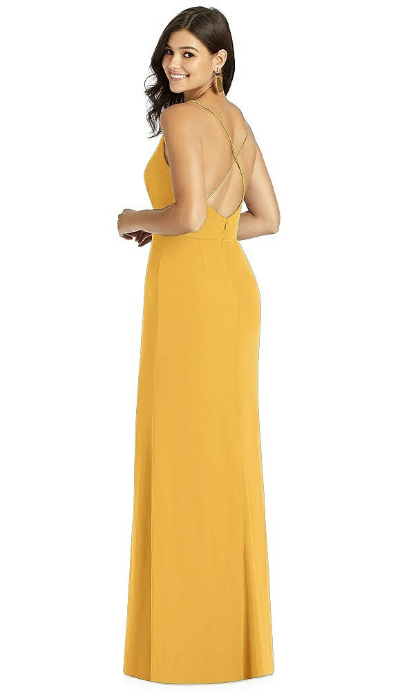 Back View - NYC Yellow Thread Bridesmaid Style Cora