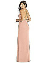 Rear View Thumbnail - Pale Peach Thread Bridesmaid Style Cora