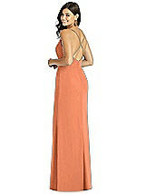 Rear View Thumbnail - Sweet Melon Thread Bridesmaid Style Cora