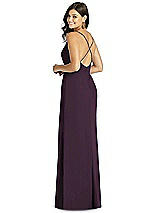 Rear View Thumbnail - Aubergine Thread Bridesmaid Style Cora