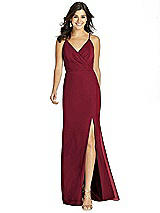 Front View Thumbnail - Burgundy Thread Bridesmaid Style Cora