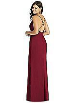 Rear View Thumbnail - Burgundy Thread Bridesmaid Style Cora