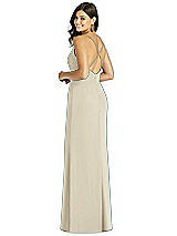 Rear View Thumbnail - Champagne Thread Bridesmaid Style Cora