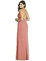 Rear View Thumbnail - Desert Rose Thread Bridesmaid Style Cora