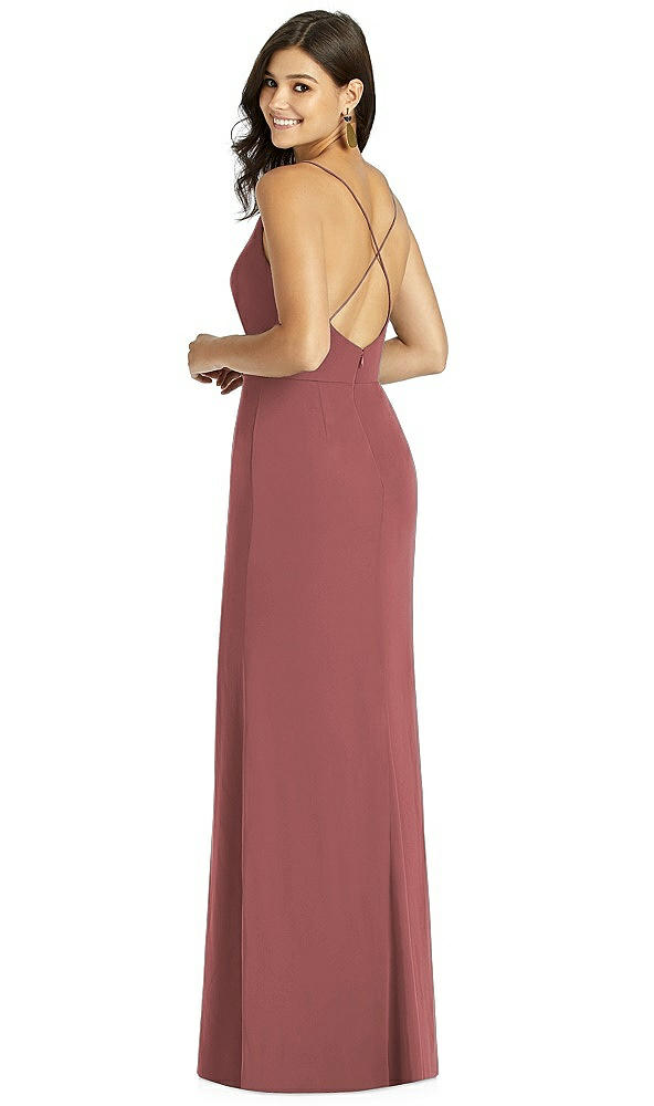 Back View - English Rose Thread Bridesmaid Style Cora