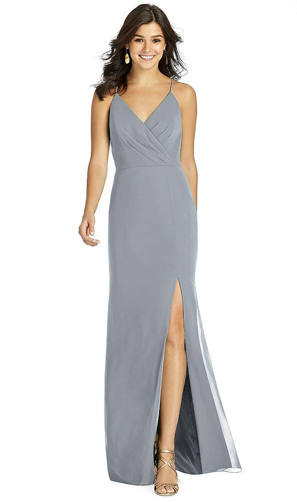 Front View - Platinum Thread Bridesmaid Style Cora