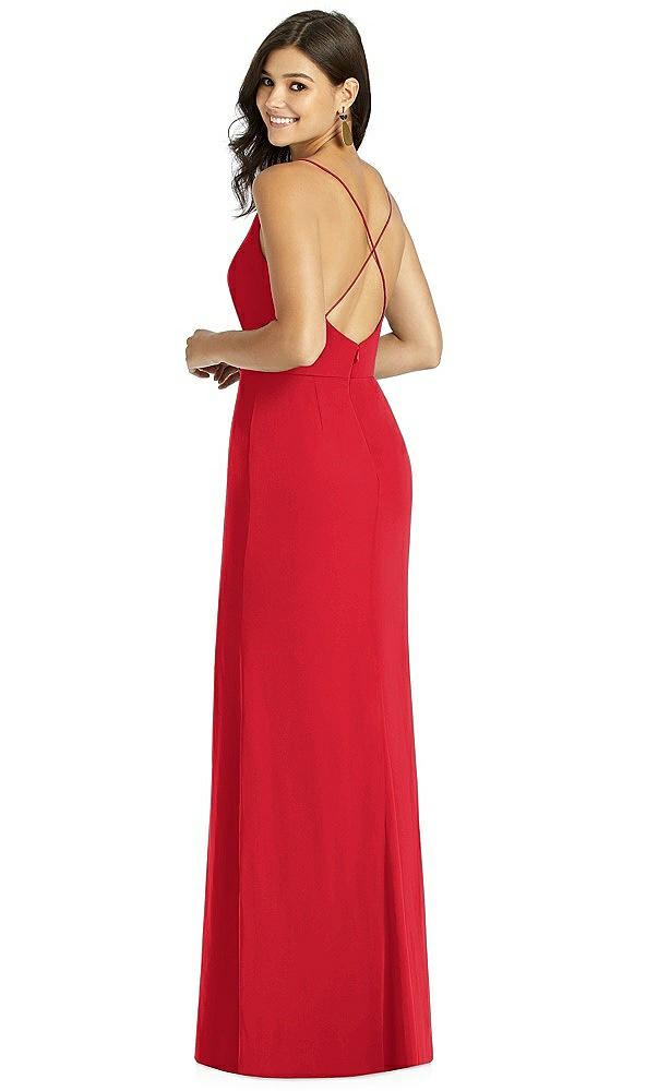 Back View - Parisian Red Thread Bridesmaid Style Cora