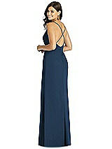 Rear View Thumbnail - Sofia Blue Thread Bridesmaid Style Cora