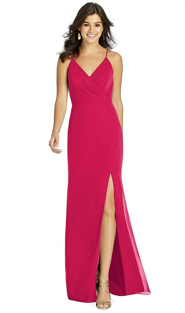 Front View - Vivid Pink Thread Bridesmaid Style Cora