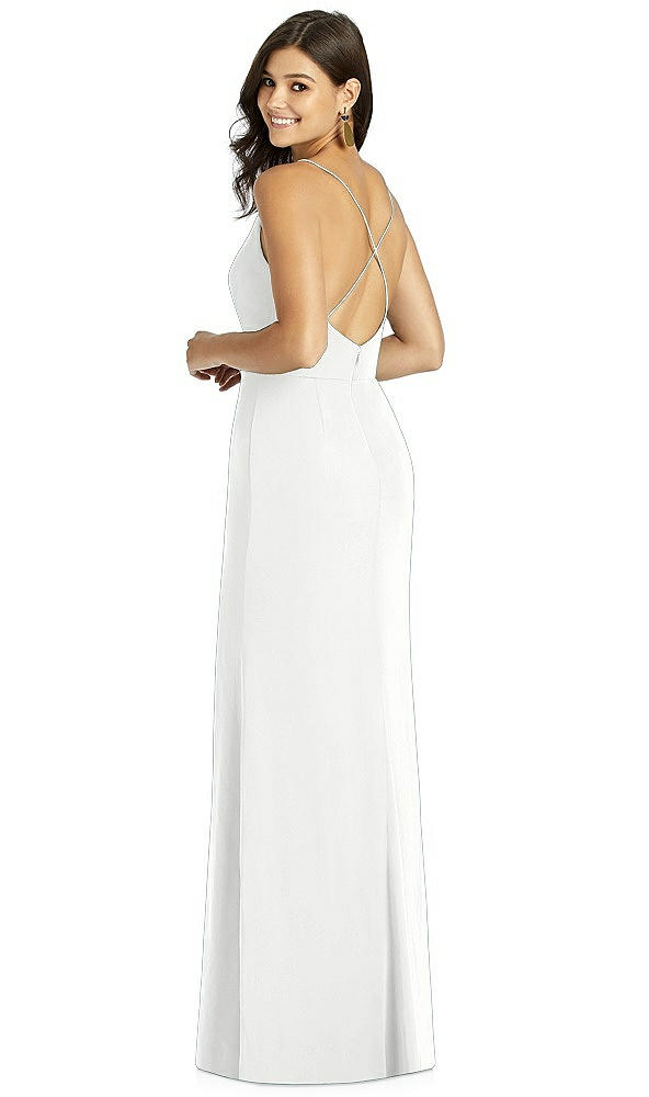 Back View - White Thread Bridesmaid Style Cora