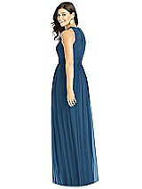 Rear View Thumbnail - Dusk Blue Thread Bridesmaid Style Kailyn