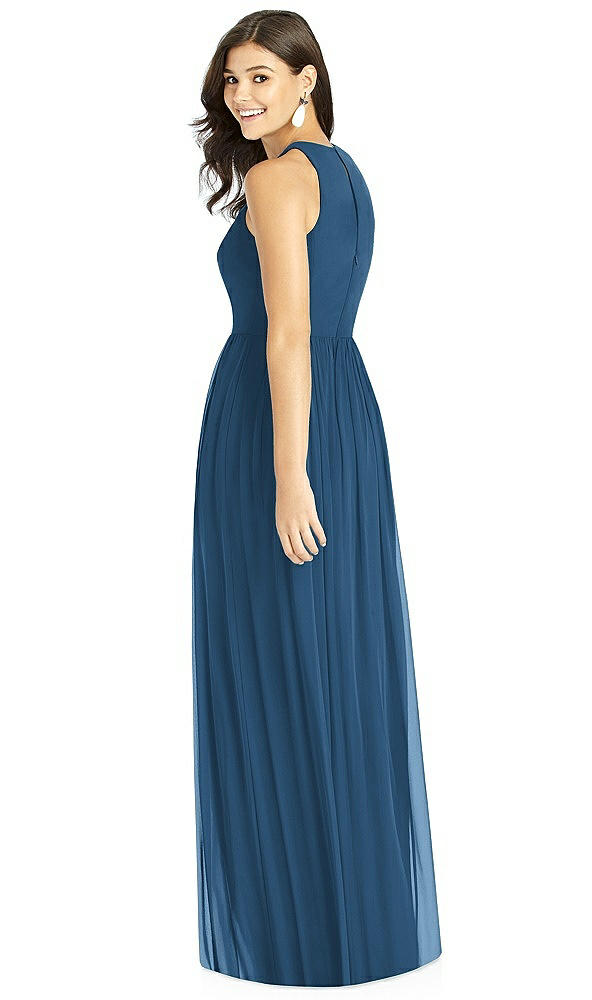 Back View - Dusk Blue Thread Bridesmaid Style Kailyn