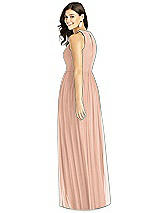 Rear View Thumbnail - Pale Peach Thread Bridesmaid Style Kailyn