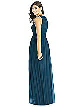 Rear View Thumbnail - Atlantic Blue Thread Bridesmaid Style Kailyn