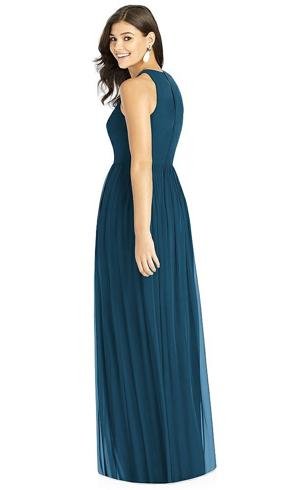 Back View - Atlantic Blue Thread Bridesmaid Style Kailyn