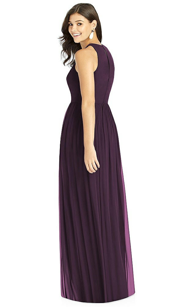 Back View - Aubergine Thread Bridesmaid Style Kailyn