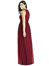 Rear View Thumbnail - Burgundy Thread Bridesmaid Style Kailyn